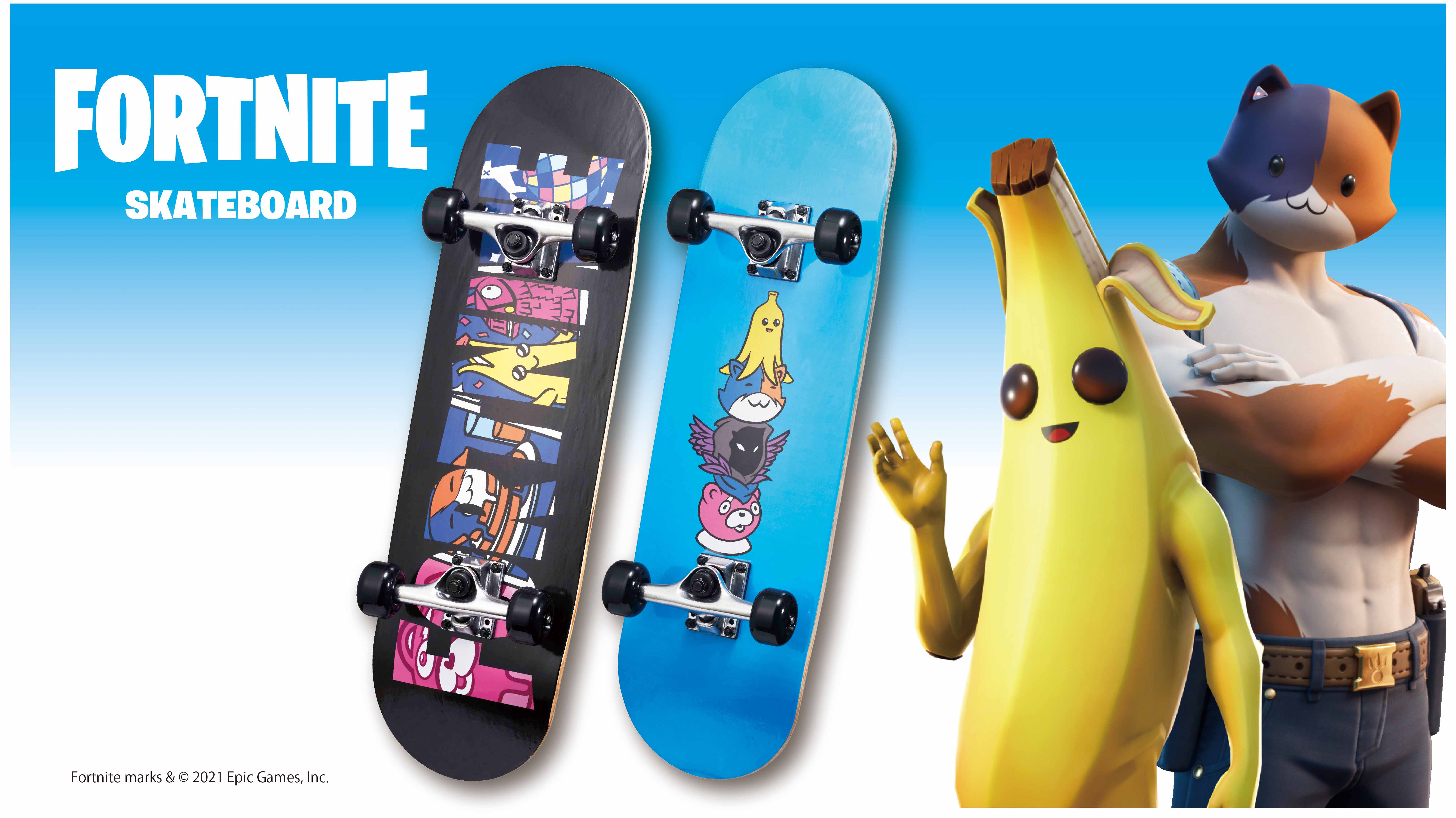 大人気ゲーム「FORTNITE」スケートボード第二弾シリーズが新発売！｜株式会社ドウシシャのプレスリリース