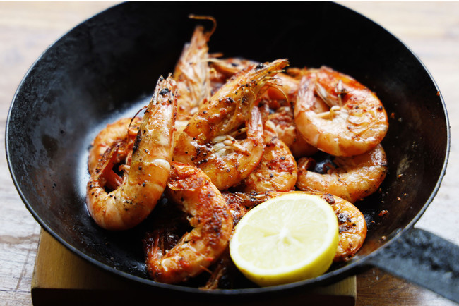 海老のREDフライパン焼き