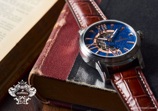オロビアンコのロングセラー腕時計オラクラシカから空色×栗色の配色が 