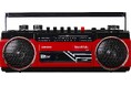 昭和レトロ感を漂わせながら機能は現代仕様なラジカセ「ORION Bluetooth®機能搭載 ステレオラジオカセット SCR-B3」から待望の新色のレッドを発売
