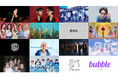 bubble for JAPAN、次のフェーズへ。韓国トップアーティストの「bubble」を提供開始 ― SM Entertainment所属のアーティスト14組からスタート！ ―