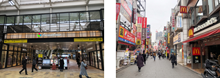 駅直結型の「グランエミオ所沢」／駅前には商店街も充実