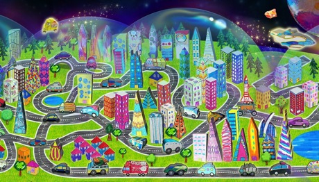 踊る アート展と学ぶ 未来の遊園地へクレヨンを協賛 ぺんてる株式会社のプレスリリース