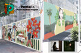 ぺんてると三井不動産、日本橋エリア仮囲いの壁画制作を開始“街と人をアートでつなぐ” 「Pentel × Mural Rookies Project 2026」