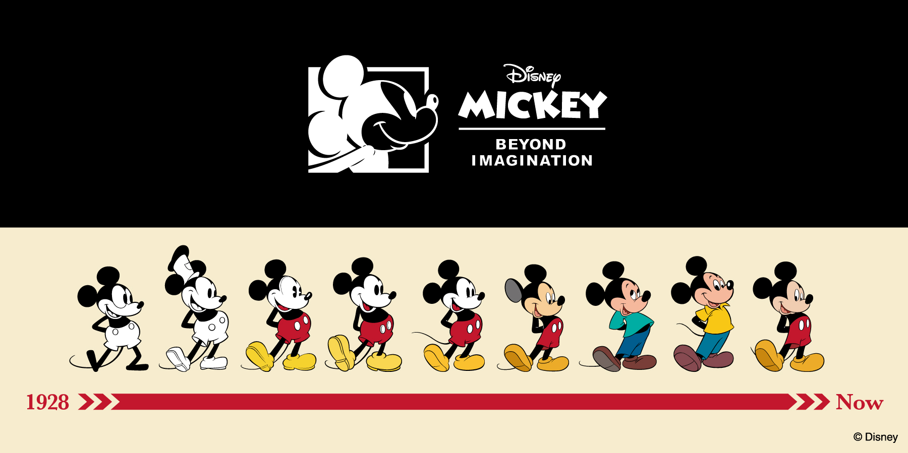 【Zoff】ミッキーマウスのアニバーサリーを前に、新しい「Disney Collection」が登場！