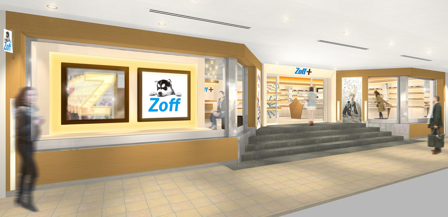 渋谷駅直結 第2の旗艦店 Zoff渋谷マークシティ店 が Zoff Plus として3 8 金 リニューアルオープン 株式会社インターメスティックのプレスリリース