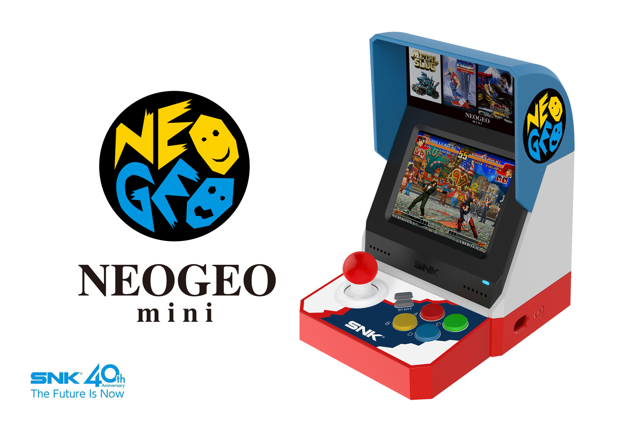 SNKブランド40周年を記念したゲーム機「NEOGEO mini」を発表 