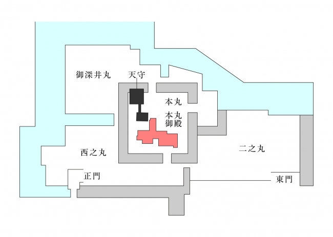 名古屋城　敷地図