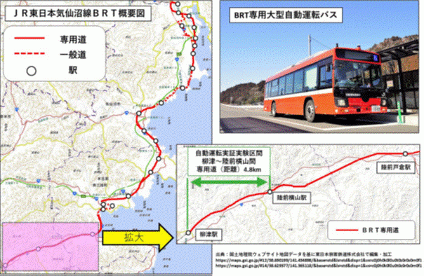 News Release Jr東日本気仙沼線brt における自動運転バス試乗会 報道公開 について 株式会社 ジェイテクトのプレスリリース