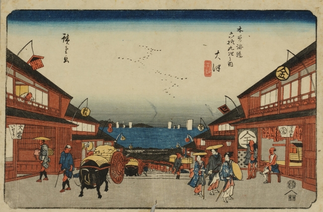 大津百町は江戸時代、京都と北前船をつなぐ拠点として活気に溢れていた（画像提供（公社）びわこビジターズビューロー・大津市歴史博物館）
