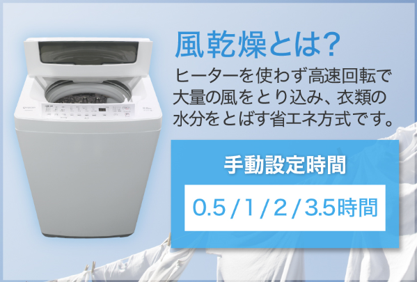 たっぷり洗える省エネ＆静音設計の家庭用全自動洗濯機(8kg)を発売 