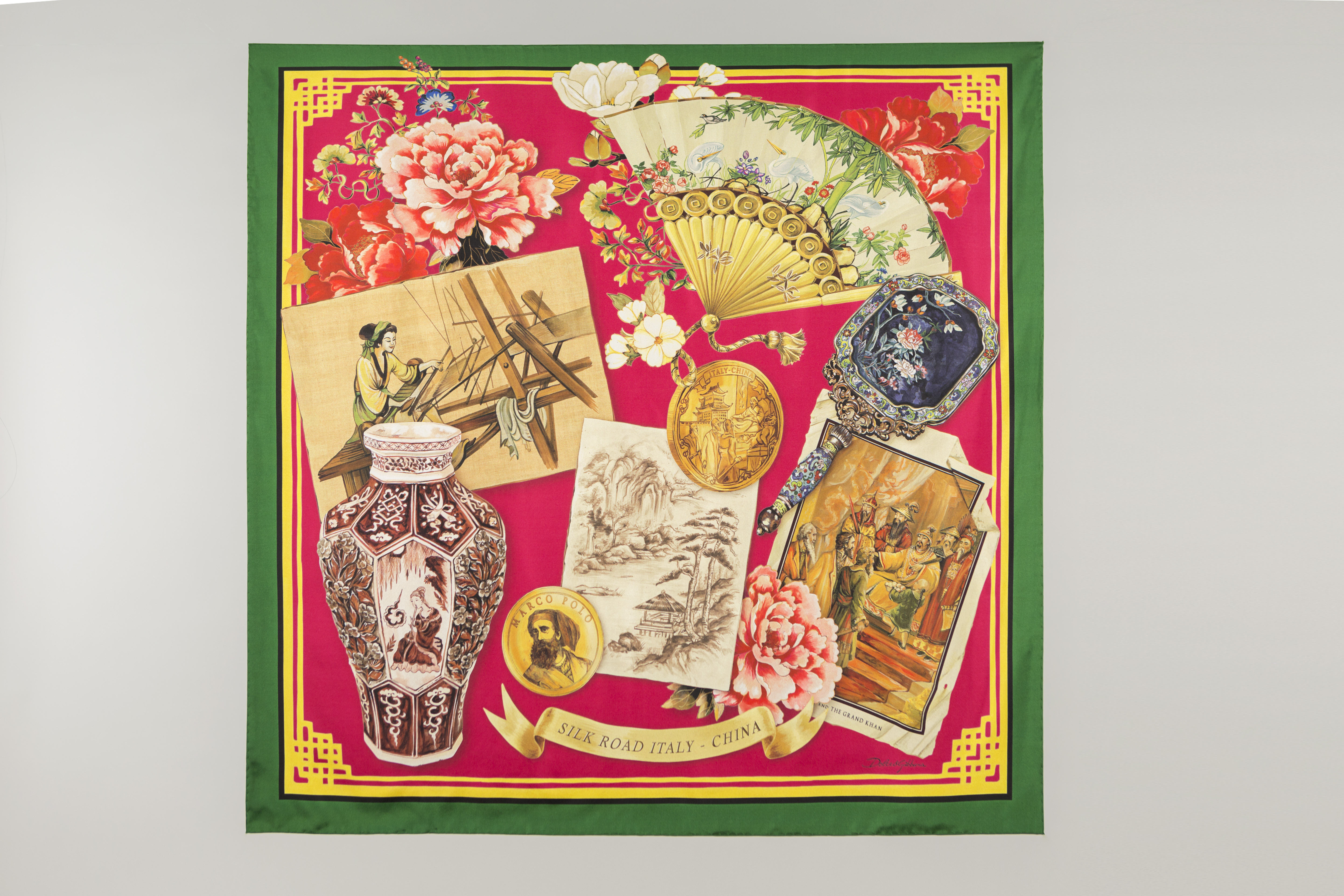 ドルチェ＆ガッバーナが1月25日（土）より、中国とイタリアの文化をトリビュートした「シルクロード スカーフ コレクション」を発売！｜ドルチェ