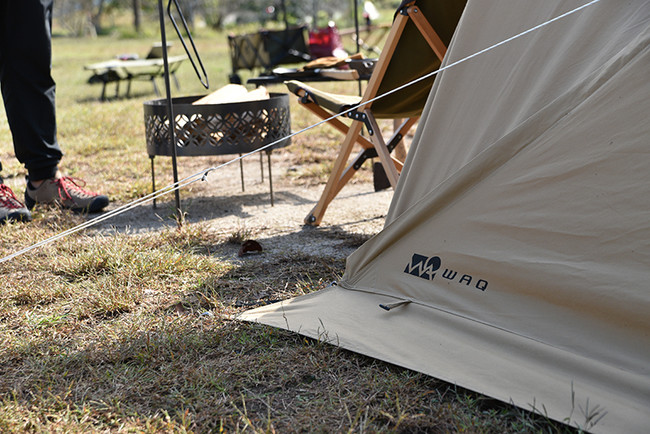 WAQ初のソロキャンプ用テント『Alpha T/C』が11月18日より先行予約開始