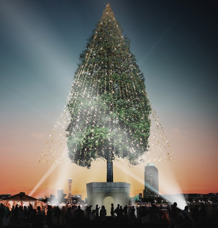 めざせ 世界一のクリスマスツリーproject 輝け いのちの樹 記者会見を開催 プラントハンター 西畠清順が挑む史上最大の樹木輸送 光り輝く世界 一のイベントに そら植物園のプレスリリース