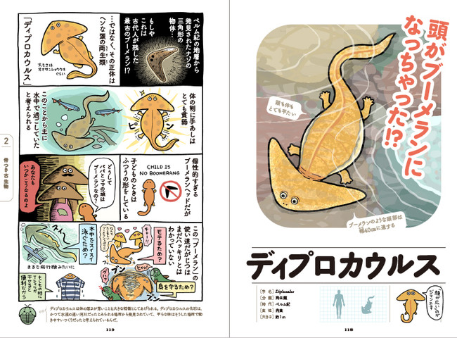 Amazonランキング１位 ゆるかわ古生物図鑑 が6月21日に発売 ナゾ多き古生物61種をゆるかわイラストで紹介 株式会社西東社のプレスリリース