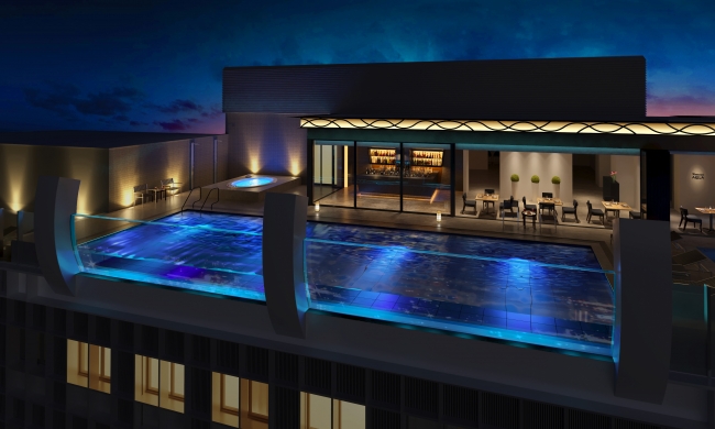 那覇市の夜に新スポットが誕生 ホテルアクアチッタナハby Wbfルーフトップバー シースループールにてrooftop Pool Partyがgrand Open Wbfホールディングス株式会社のプレスリリース