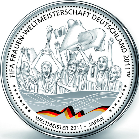 ドイツ 銀貨 10ユーロ FIFAワールドカップ ３枚セット約18g素材