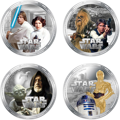 スター・ウォーズ レイ ニウエ シルバーコイン 限定品 - 旧貨幣/金貨 ...