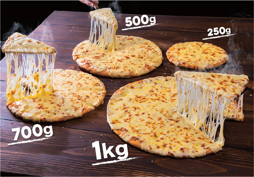 全国のチーズ好きの欲望を満たすチーズ尽くしピザ ウルトラチーズ お客様の声を受け 1人 からでも食べやすいサイズで1月27日 月 新発売 250g 500g 700g 1kgチーズの4サイズ展開 株式会社ドミノ ピザ ジャパンのプレスリリース