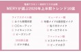 電通ワカモン×『MERY』コラボ企画 「ピープス女子」「ビーズリング」「ピスタチオカラー」 MERYが選ぶ2020年上半期トレンド10選を発表