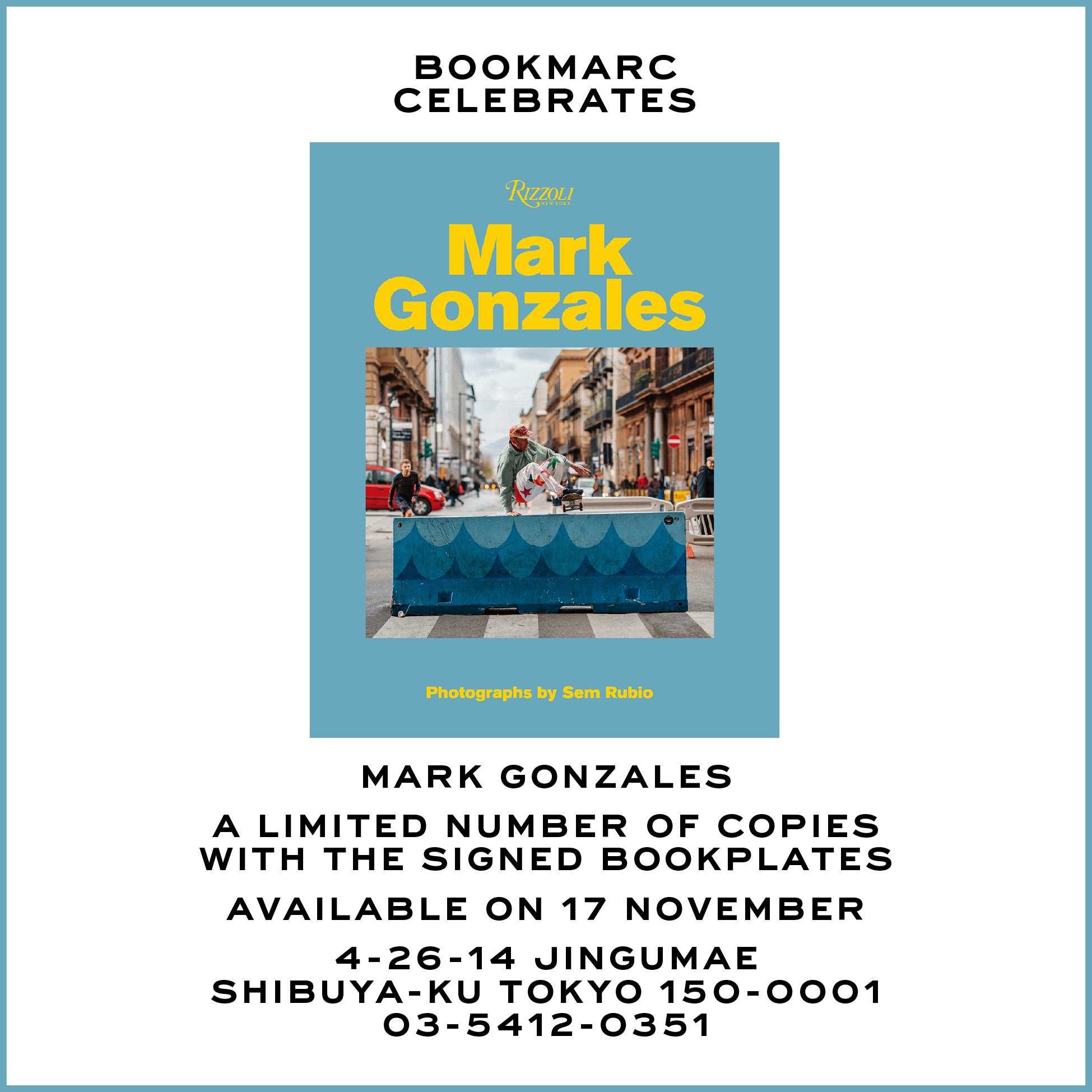 Mark gonzales サイン本 マークゴンザレス