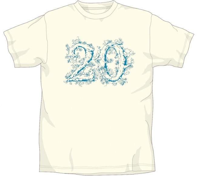 20周年記念Tシャツ前面
