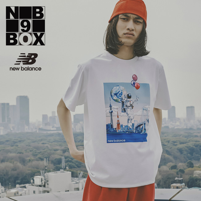 ニューバランス 高機能グラフィックTシャツ「9 BOX」“From TOKYO to