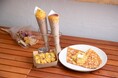 『FARMER’S TABLE MOTHER 』にて人気のハンドメイドクレープに秋の新作が勢ぞろい!ケーキのようなデコレーションの箱入りクレープも初登場!さつまいもクレープ3種 ・クレープケーキ販売