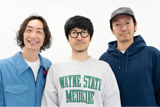 左から　SJ、福井俊太郎、ファニー