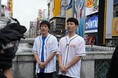 芸歴６年目、街ロケルーキーの“三遊間”が体当たりで挑む！　まさに若手っぽい冠番組『三遊間の街ロケルーキーズ』