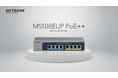 PoE++をもっと手軽に。ポートあたり60W、1台で230W給電可能なアンマネージプラススイッチ「MS108EUP」を本日発売。