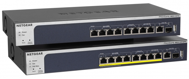 NETGEAR Inc. MS510TXPP 10Gアップリンク PoE+対応（180W）マルチギガ