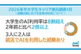 「マイナビ 2026年卒 大学生キャリア意向調査4月<就職活動におけるAI利用について>」を発表