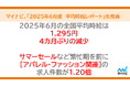 マイナビ、「2025年6月度アルバイト・パート平均時給レポート」を発表