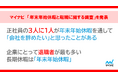 マイナビ 「年末年始休暇と転職に関する調査」を発表