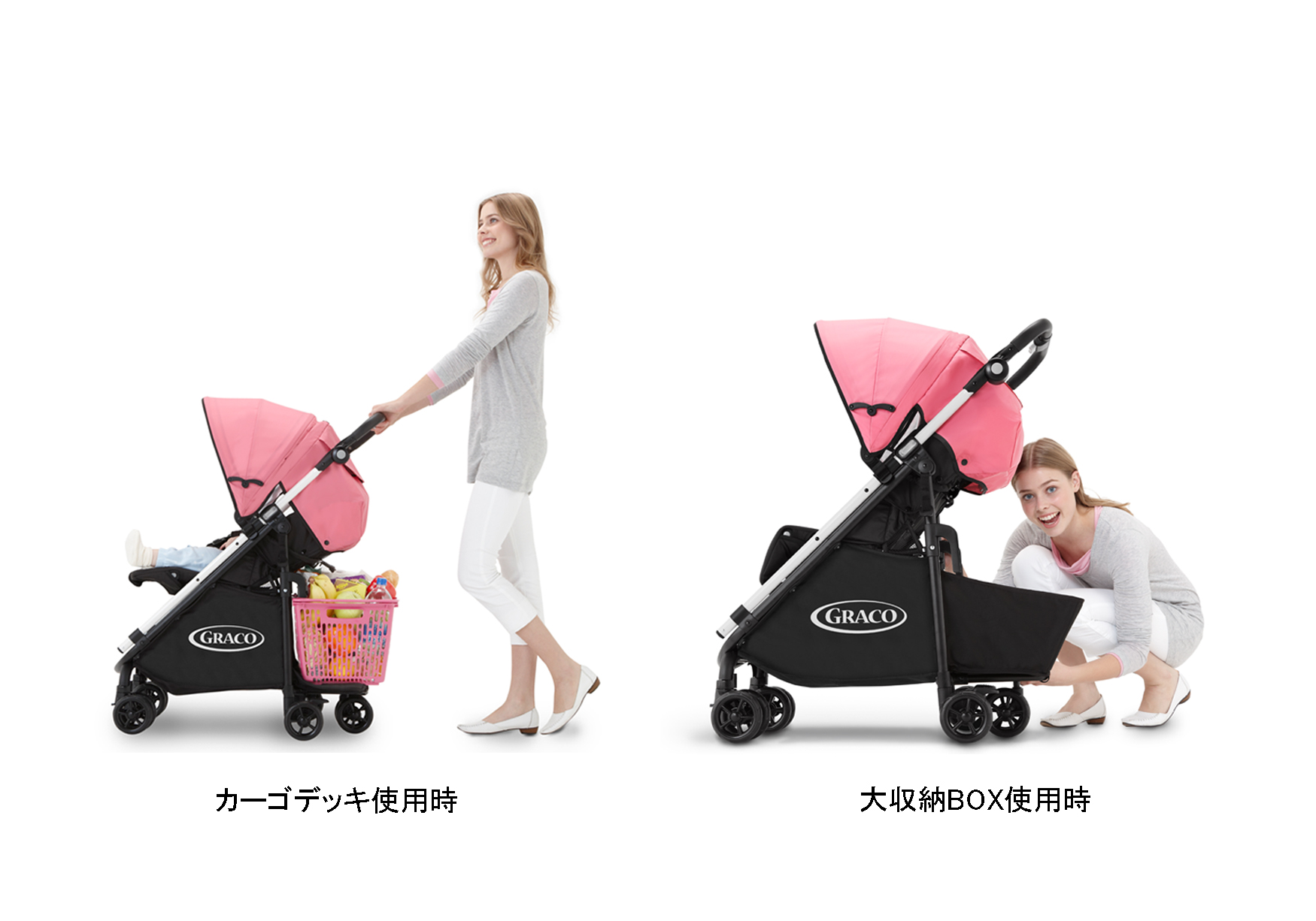 Graco グレコ から 買物カゴがそのまま積める新発想ベビーカー シティカーゴ 新発売 アップリカ チルドレンズプロダクツ合同会社のプレスリリース