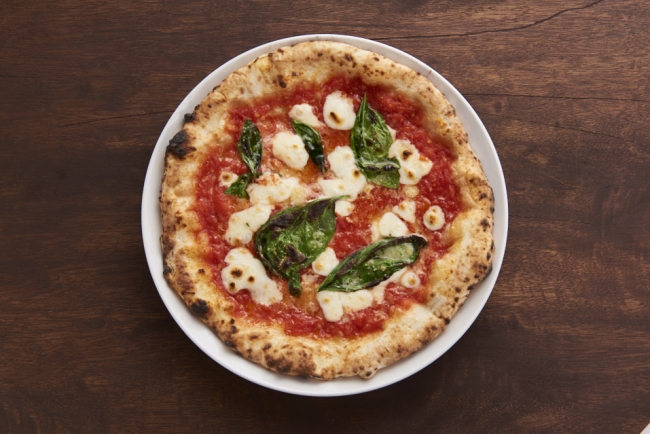 食べ放題ピッツァの一例ーマルゲリータ