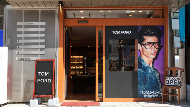 メガネのセレクトショップ「テンオーワン中目黒店」に『TOM FORD EYEWEAR』ショップOPEN！｜株式会社アイ・トピアのプレスリリース