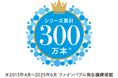 MTGのファインバブルシャワーが シリーズ累計出荷数300万本※を突破!