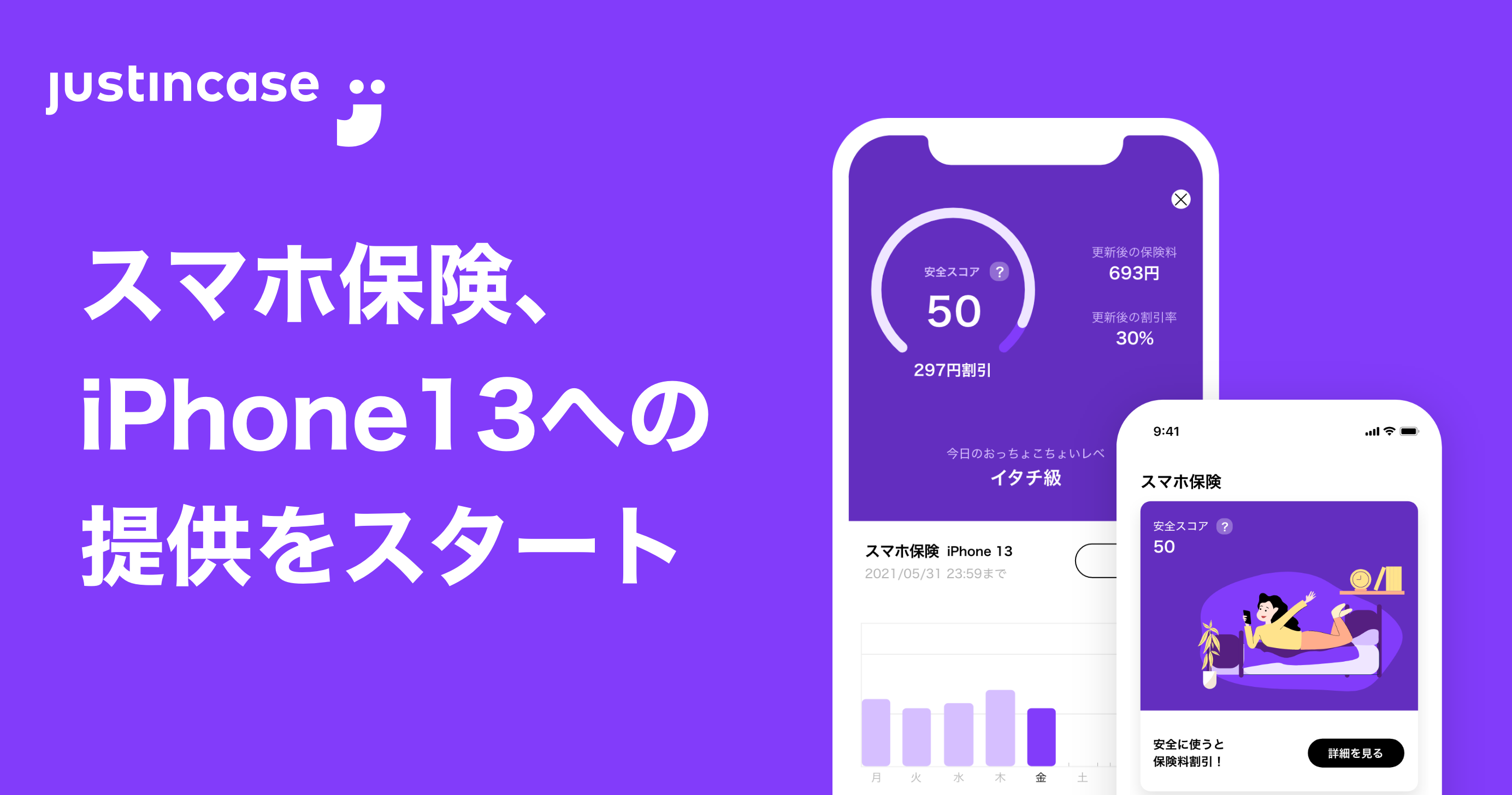 Justincaseの スマホ保険 Iphone13への提供を発売当日から開始 株式会社justincaseのプレスリリース