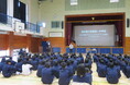 昨年に続き品川区立荏原第一中学校で「共生社会を共に生きるための障がい者理解」の講演会を開催