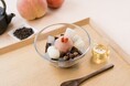 【夏から秋へ】桃のやさしい甘みと、ほうじ茶の香ばしさ。「桃とほうじ茶のあんみつ」を8月中旬より期間限定販売
