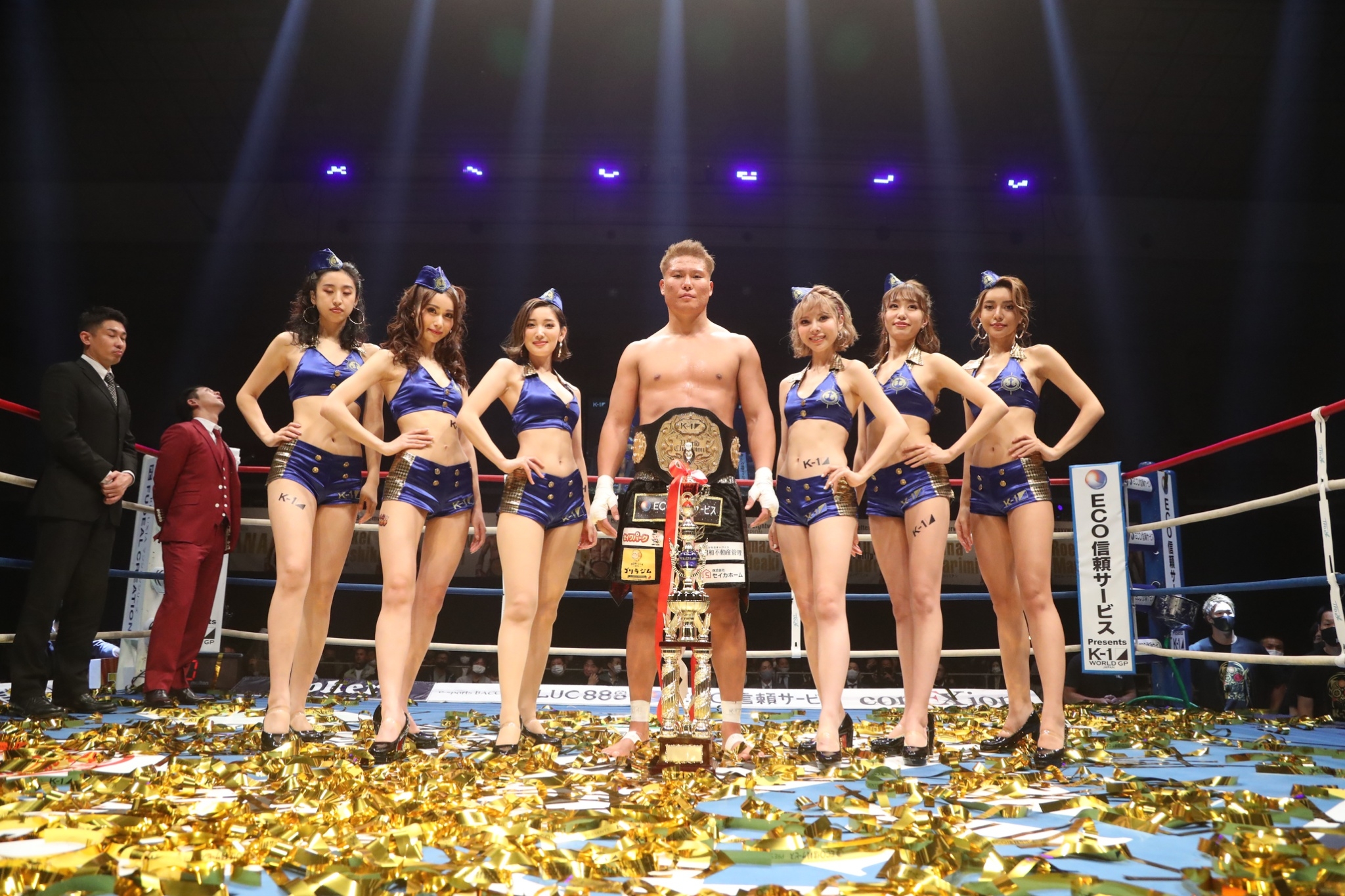 K 1初の福岡大会 K 1 World Gp 2020 Japan で九州出身のk Jeeがtko勝利で王者に ドゲンジャーズ も登場し ファイター顔負けのファイトで会場を盛り上げる K 1実行委員会のプレスリリース