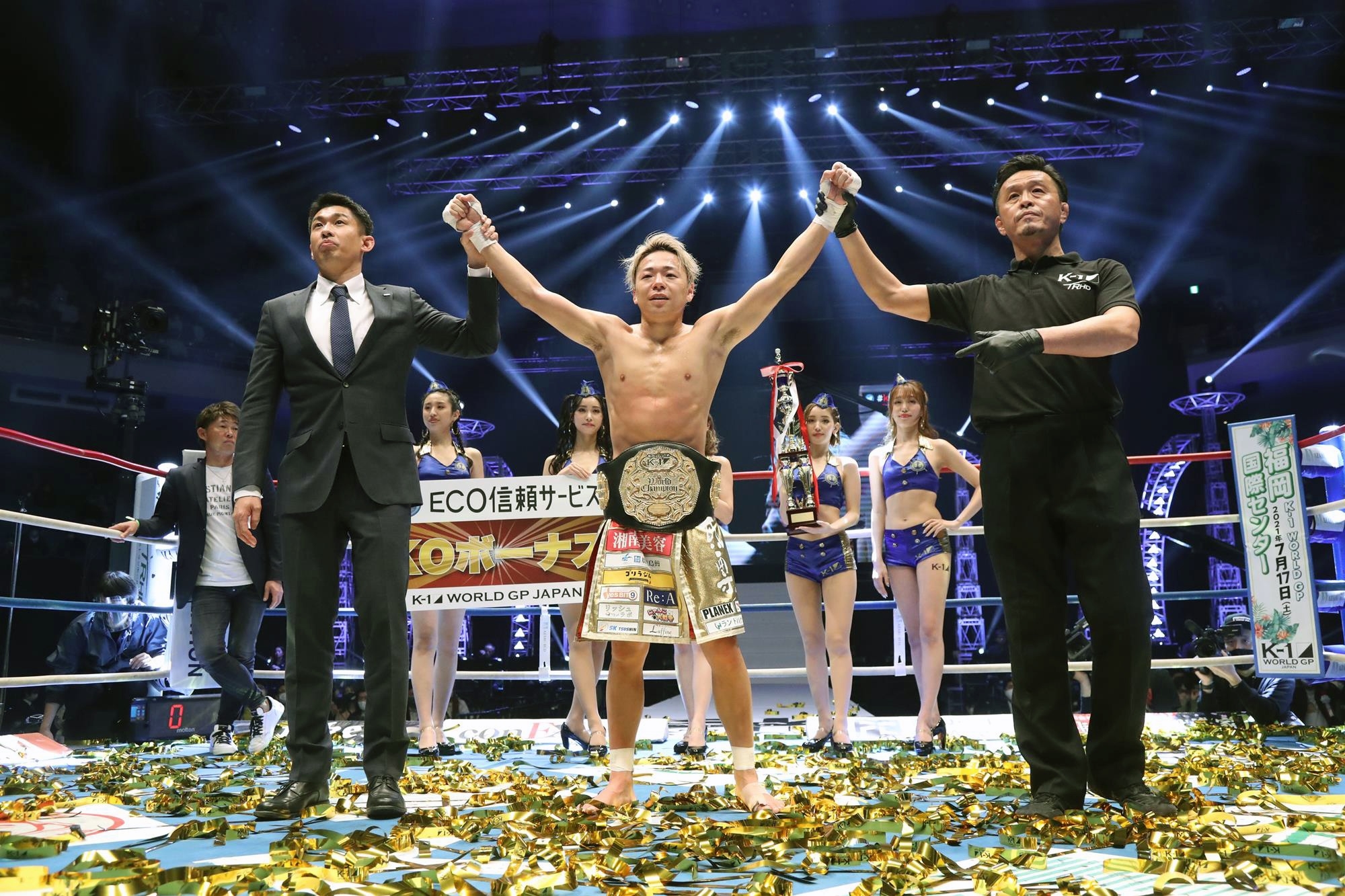 K Festa 4 Day 2 武尊が挑戦者レオナをkoしてスーパー フェザー級王座防衛 シナが大逆転koでクルーザー級王座奪還 全23試合中14試合がko決着 K 1 実行委員会のプレスリリース