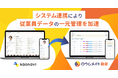 「ロウムメイト勤怠」に「カオナビ」の従業員データが自動反映、更新作業が簡単に