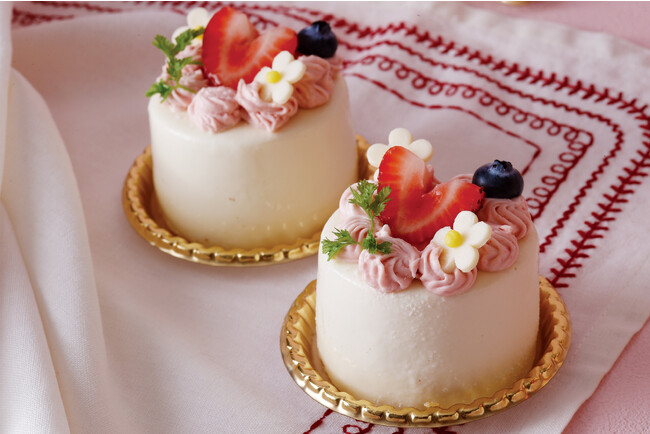 いちごミルクムース