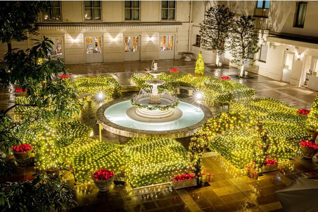 本館中庭「光の庭園」（画像は2022年の様子）