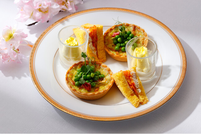 「春のアフタヌーンティー」下段（セイボリー）