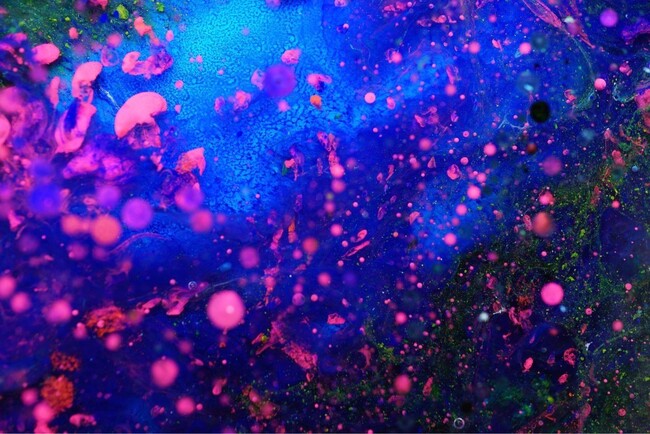colored oil sea pink colored oil sea pink
