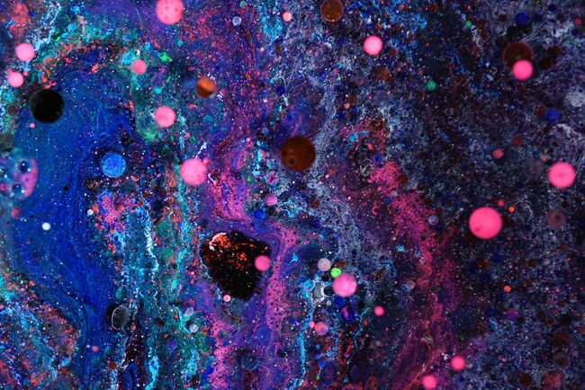 colored oil space pink colored oil space pink